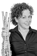 Nancy with a Fist Full of Flutes